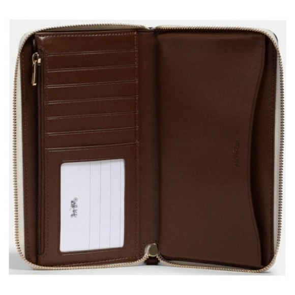 **SALE - 1 left** NEW Coach Leather Phone Wallet - Picture 8 of 9